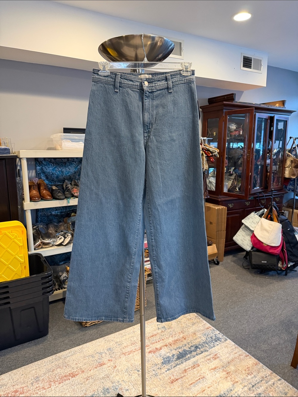 NWT Universal Thread High Rise Wide Leg Ankle Jeans 8R Normcore